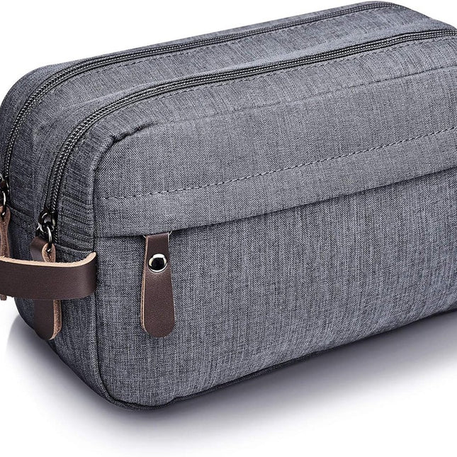 Men's toiletry bag - Travel toiletry bag - Travel accessories - Toiletry bag - Makeup bag - Gift - Unisex - Toiletry bag - Grey.