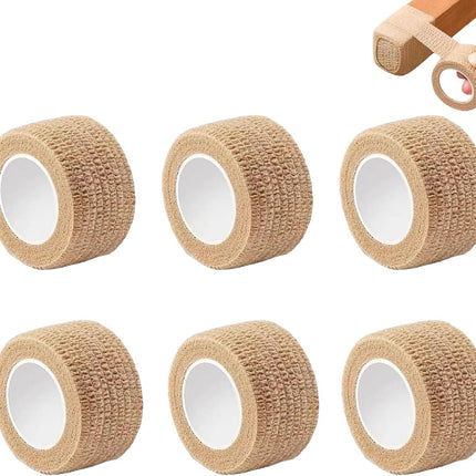 6 Rolls Chair Leg Floor Protectors - Self-Adhesive Bandage Wraps - Chair Leg Protectors - Anti-Slip Chair Leg Protectors - Chair Leg Protective Tape - Chair Leg Protectors - for Hardwood Floors, Noise Reduction - 2.5cm × 2m.