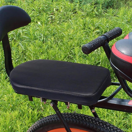 Bicycle Seat - Rear Bicycle Cushion - Luggage Carrier Cushion - Rear Seat Cushion for Bicycles - Replacement Seat Cushion - Bicycle Saddle Accessories - Bicycle Back Seats - Bicycle Accessories - for children and adults - 30*15 cm - black.
