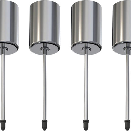 4 pieces - Candle holder - candle holder - candlestick - Christmas wreath candle holders - metal candlestick - Christmas decorations - home decor - candle accessories - 2.5*2.5*11 cm - silver.