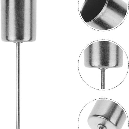 4 pieces - Candle holder - candle holder - candlestick - Christmas wreath candle holders - metal candlestick - Christmas decorations - home decor - candle accessories - 2.5*2.5*11 cm - silver.