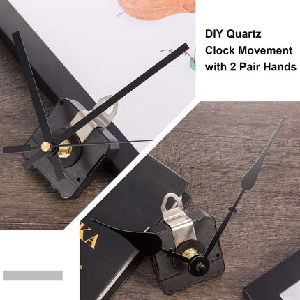 Quartz movement - with 2 pairs of different hands - High Torque - For DIY clock repair parts and motor replacement - Movement with Hour Hand Replacement Movement.