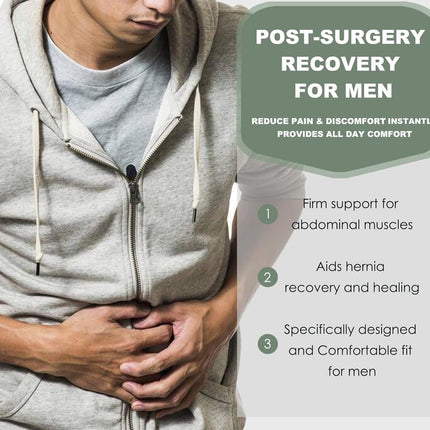 Postpartum Pregnancy Belt - Postpartum Belly Belt - Postpartum Support Belt - Breathable Belly Wrap - Pregnancy Belly Belt - Belly Braces - Corset - Kidney Warmer - Recovery Belt - Lower Back Support - for women - Size L/XL - Grey.
