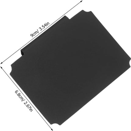 12 pieces - Labels - basket labels with clip - removable storage rack labels - chalkboard label - label holders - clip-on labels - shelf labels - PVC label - reusable - for bins, baskets, boxes - 9*7 cm - black.
