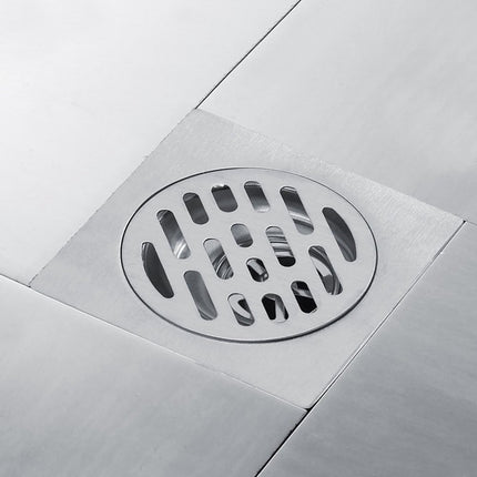 Square shower drain - Floor drain - Basket strainer - Drain strainer - Sink strainer - sink stopper - Stainless steel square odor-proof floor drain - drain stopper - Washbasin drain plug - Odor-proof floor drain - for bathroom, kitchen washbasin, toilet.