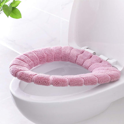 4 pieces - Toilet seat cover - Toilet seat covers - Retractable toilet cushion Mat - Soft washable toilet seat cushion - Toilet seat cover - Universal toilet seat cover - Toilet seat cover - Suitable for most types of toilets - grey, blue, pink, green.