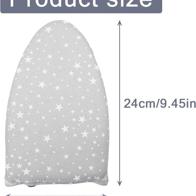 1 piece - Handheld ironing board - Steam glove - Steam ironing glove for clothing - Ironing tool - steam glove for ironing board with finger loop - mini ironing board - ironing board - ironing pad - 24*14 cm - grey.