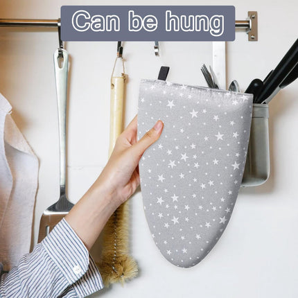 1 piece - Handheld ironing board - Steam glove - Steam ironing glove for clothing - Ironing tool - steam glove for ironing board with finger loop - mini ironing board - ironing board - ironing pad - 24*14 cm - grey.