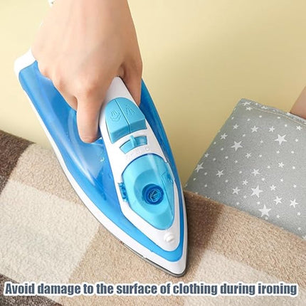 1 piece - Handheld ironing board - Steam glove - Steam ironing glove for clothing - Ironing tool - steam glove for ironing board with finger loop - mini ironing board - ironing board - ironing pad - 24*14 cm - grey.