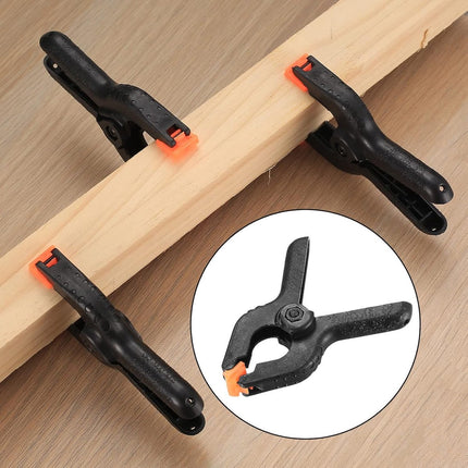 20 Pieces Tarpaulin Clamps - Spring Clamps - 2 inch Clamps - Clamp for Woodworking and Photo Studio - Market Clamp - Extra Strong - Tarpaulin Clamps - Black Hobby Glue Clamps - Plastic - Market Stall/Tarpaulin/DIY.