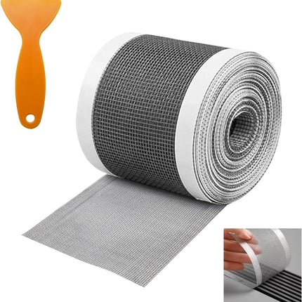 12cm*4m - Floor drain stickers - Hair catcher stickers - Shower filter - Self-adhesive filter - Drainage filter stickers - Anti-blocking mesh stickers - with sticker scraper - prevents blockages in kitchens and bathrooms - black.