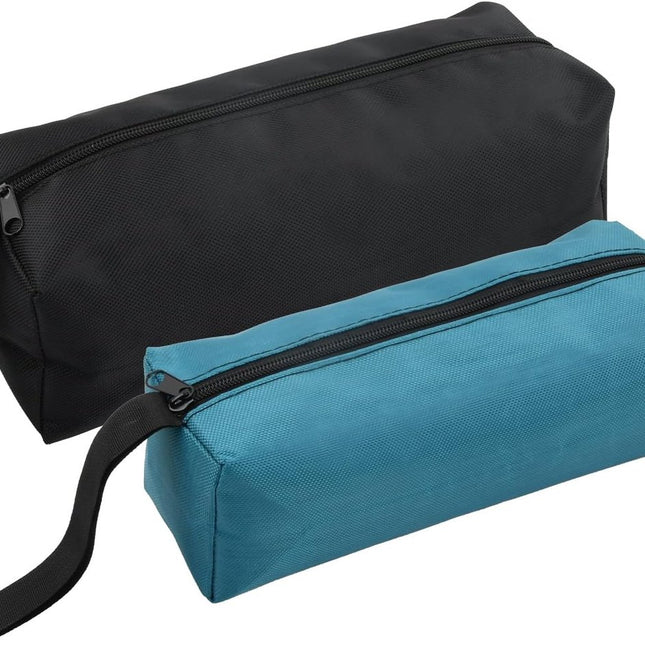 2 pieces - 30*10*10cm and 25*8*8.5 cm - Tool bag - small tool bags - waterproof tool bags - sturdy small tool bag - for carpenter, tools and power tools - black and blue.