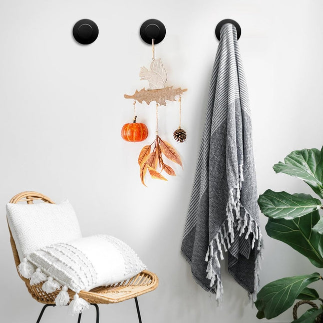 10 pieces suction cup hooks for shower - suction cup hooks - suction cup towel hooks for bathrooms - self-adhesive wall hook - SUS304 waterproof stainless steel hooks - for bathroom, bedroom, kitchen, hotel and office.