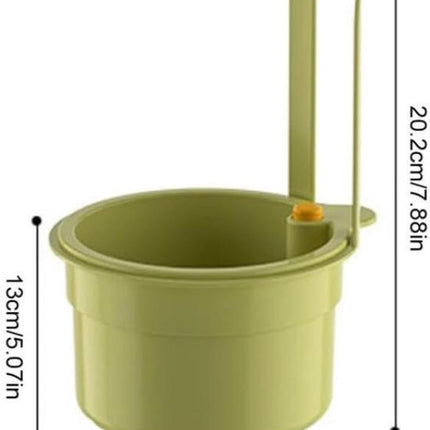 Drain Basket - Drain Filter - Sink Storage Holder - Faucet Hanging Strainer - Sink Drain Basket - Sink Strainer Basket - Sink Food Waste Collection Bin - Sink Trash Can - Plastic Kitchen Sink Strainer - Food Fruit Vegetable Drying Rack - Green.