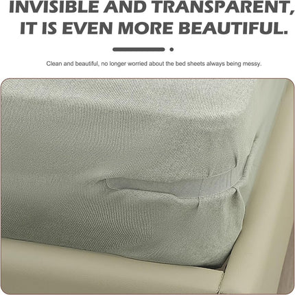 4 pieces - Sheet holder - Bed sheet holder - Duvet clips - Sheet clamps - with fastening strips - removable fitted sheet corner holders - bed clips - corner holders for covers - for mattress protectors, bedding,  - ets - 15*12*8.5 cm - white.