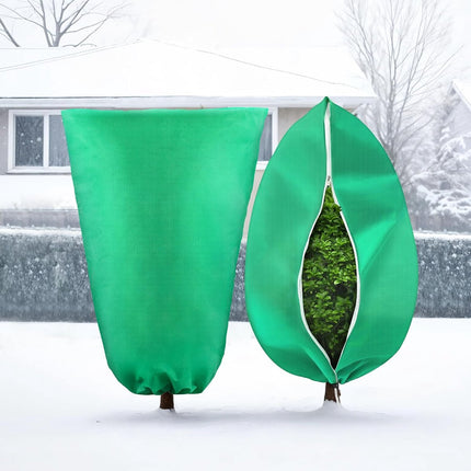 Plant Cover - 1 piece - 240*200cm - Frost Protection Plant Cover - Winter Cover - Potted Plant Bag - Frost Cloth - Plant Frost Cover - Winter Protection Bag for Plants - Winter Plant Covers - with zipper and drawstring - for outdoor plants, potted fruit t.