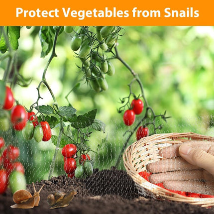 Stainless steel fine mesh - 9 m x 12.7 cm - Insect net - Rodent repellent net - Bird-proof net - Stainless steel mesh - stainless steel metal mesh - for keeping out snails, birds, slugs and insects - Garden protection - silver.