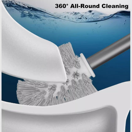 2 pieces - Toilet brush - Stainless steel toilet brush - With screw head - WC brush - Toilet brush - With handle - Stainless steel handle - Universal - Replacement toilet brushes - The brush heads are individually replaceable - Black.