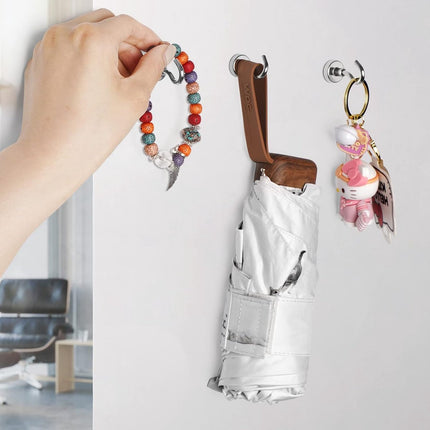 magnetic hook - 10 pieces for more than 5 kg - super strong pulling force - magnet with hook - heavy magnetic hook for hanging, kitchen - silver.