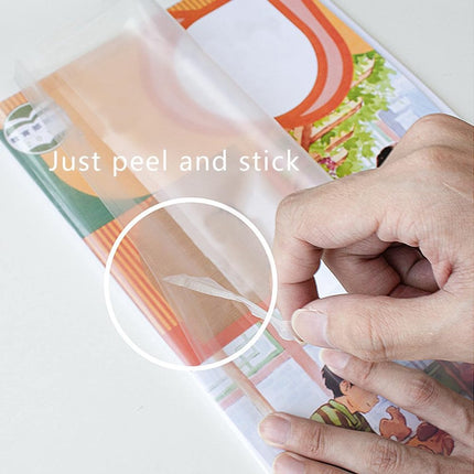 Book Sleeve - 10 pieces transparent A4 notebook cover - book cover - Book Sleeve - A4 book cover - Book Sleeve - Insert folders - paper book protector - transparent notebook cover - transparent notebook cover - Transparent.
