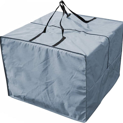 Storage bag - Furniture cover - Garden furniture cover - Storage bag for seat cushion - Oxford fabric storage bag - Waterproof storage bag - dust cover - with storage bag - with zipper, handles - for garden furniture, clothing, cushions - 81*81*61 cm - gr.