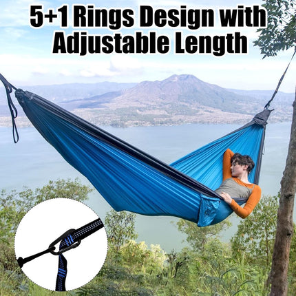 pieces - Hammock straps - 2m - Adjustable hammock straps - Swing suspension straps - tree swing straps - hanging chair hammock straps - hammock - straps - suspension accessories - with carabiner and a storage bag - for camping, garden, outdoors, travel -.