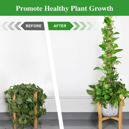2 pieces - 60cm - Plant supports - Foldable plant support - Climbing plant stake - Monstera Stakes - Plant Stakes - for growing Monstera and other climbing plants - for supporting and guiding plant growth - brown.