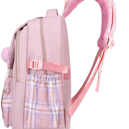 Girls School Student School Bag Outdoor Backpack - Youth School Bag - Backpack - Pink - Luxury Backpack - Laptop Bag - School Bag - Backpack - Rucksack - Large Women's Backpack - Waterproof Women's Travel Backpack - Rucksack - Teenagers - with Laptop Comp.