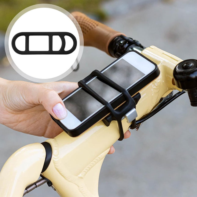 10 pieces - bicycle rubber bands - bicycle light holder - bicycle light strap - silicone strap - bicycle accessories - for bicycle headlights and taillights - for flashlight, mobile phones, speaker holder, handlebar sets - 7*2.5*3.8 cm - black.