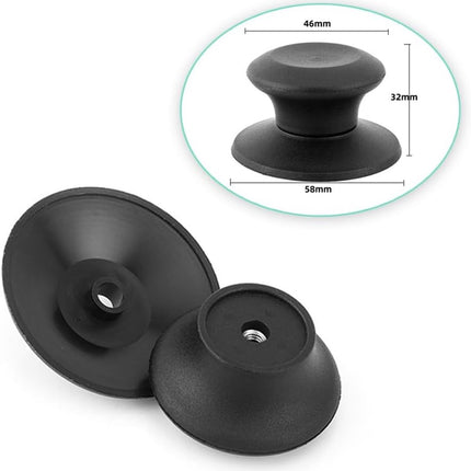 4 pieces - Pan lid knob - Lid knobs - Aperture 6-10 mm - Pot Lid Knob - Lid Handle - Lid Knob - Anti-burn knob - Replacement Handles - universal replacement lid knobs for pans - handle for kitchen cookware.