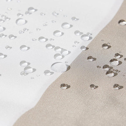 Shower curtain - Shower curtain for the bathroom - Anti-mold shower curtain - water-repellent material - with rings - machine washable - Bathroom accessories - 180*180 cm - brown.