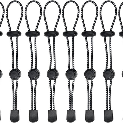 Backpack - trekking pole holders - straps - elastic cord - hiking cord - pole attachment buckle - adjustable trekking poles - for camping, hiking, mountaineering, tactical bag accessories - 10 pieces.