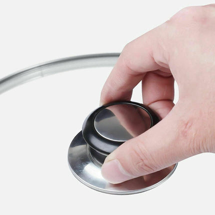 Pot Lid Knob - 8 Pieces - Universal Kitchen Knobs - Lid Knob - 5-12mm Universal - Stainless Steel - Lid Handle - Lid Knob - Pan Lid Holding Handle - Saucepan Lid Knobs - Kitchen Cookware Knob - Anti-Burn Knob.