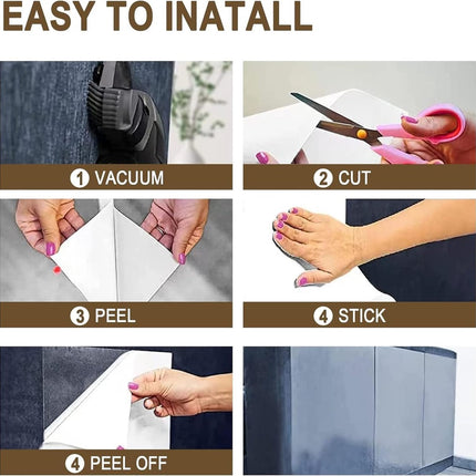Anti-Scratch Sheets for Cat and Dog - 6 Piece Sticker Scratch Protectors - 45 x 30cm - Cat Scratch Protector - Anti Scratch - Cat Sofa Protector - Scratch Protectors for Furniture Sofa Table Door - Scratching Post - Transparent.