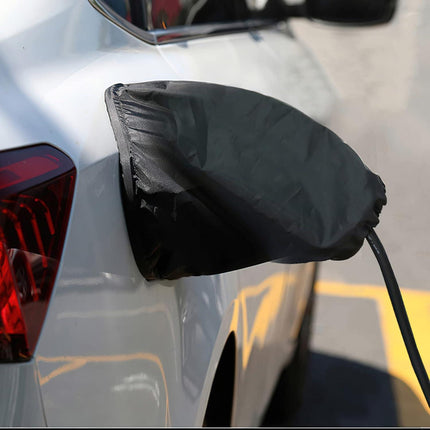 Electric Vehicle Charging Port Protector Compatible with Outdoor Charging Connector.