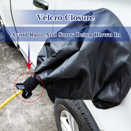 Electric Vehicle Charging Port Protector Compatible with Outdoor Charging Connector.