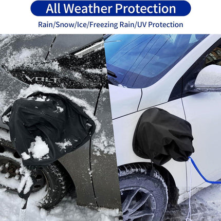 Electric Vehicle Charging Port Protector Compatible with Outdoor Charging Connector.