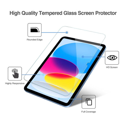 iPad (A16) Gen 11 2025 Tempered Glass Screen Protector 9H Transparent 2-Pack.