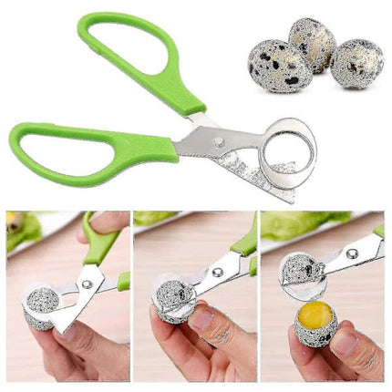 Stainless Steel Quail Egg Peeler Cutter Opener Tool, 10 pcs.