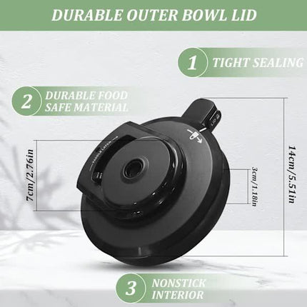 Outer Lid Compatible with Ninja Ice Cream Maker NC299AMZ NC301 NC300 Replacement Lid Accessory.