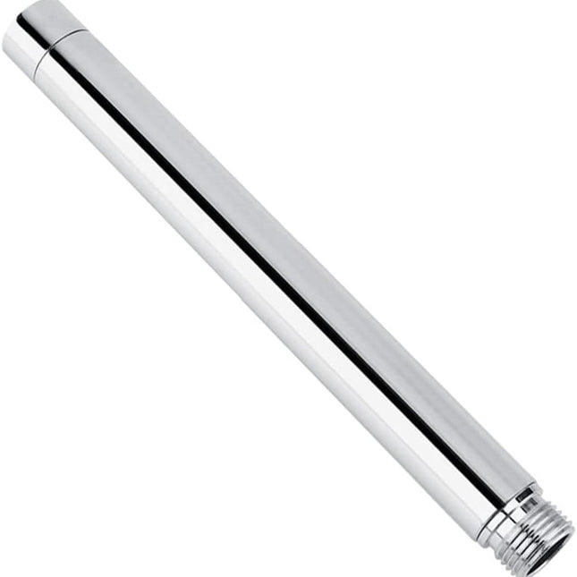 Shower arm extension - Hand shower arm extension pipe - universal shower component - 20cm - silver - Easy installation - Universal connection - Rain shower arm - Stainless steel.