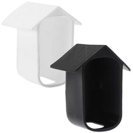 2 pieces - Camera silicone protective cover - Surveillance camera protective cover - suitable for EufyCam 2C - Protection - Weatherproof silicone housing - Soft - Black + White.