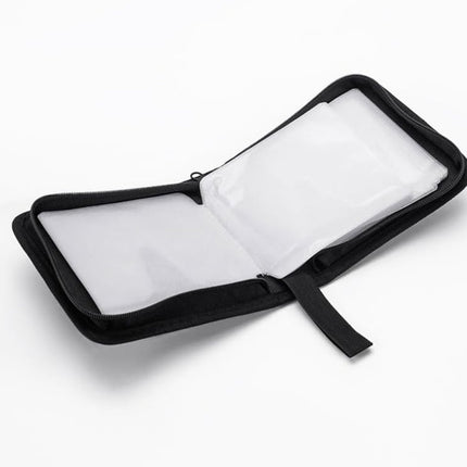 CD/DVD Storage Case - CD Bag - Oxford Cloth - With Zipper - CD Case Storage Folder - DVD Case Case - CD (Rom)/DVD Storage Case - CD/DVD Case Folder - CD/DVD Storage System - Suitable for 40 CDs or DVDs - 16*15.5*4.8cm - Blue.