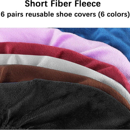 Overshoes - Shoe Cover - Shoe Protectors - Sturdy Shoe Covers - Shoe Covers - Reusable Shoe Covers - Reusable Fabric Overshoes - 8 Pairs - 31.5 x 12cm - Adult - Washable - Strong - Durable - Non-slip.