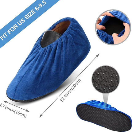 Overshoes - Shoe Cover - Shoe Protectors - Sturdy Shoe Covers - Shoe Covers - Reusable Shoe Covers - Reusable Fabric Overshoes - 8 Pairs - 31.5 x 12cm - Adult - Washable - Strong - Durable - Non-slip.
