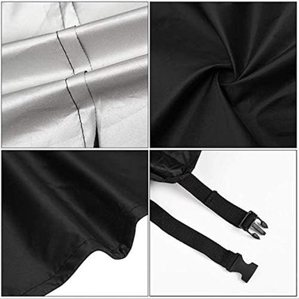 Folding Bed Cover - 99 x 38 x 114 cm - Dustproof Folding Bed Cover - Waterproof Protector - Multifunctional Cover - for 38" Single Folding Bed - Universal - 210D Oxford Cloth - Black.