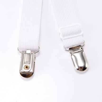 4 pieces - 70-230 cm Sheet tensioners - Sheet clips - Duvet tensioners - Duvet clamps - Bed sheet clamp - Sheet braces - Elastic fitted sheet tensioners - Adjustable - for sheets, ironing board, mattress or sofa.