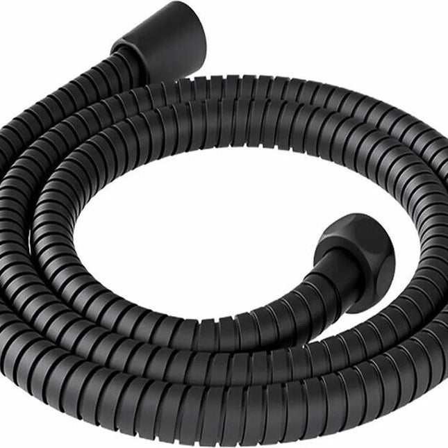 Shower hose - Shower hose - 200 cm - Anti-kink - black - Stainless steel - steel & copper - Bathroom Accessories - Water hose Shower - Home accessories - shower hoses - Flexible - Universal G1/2".