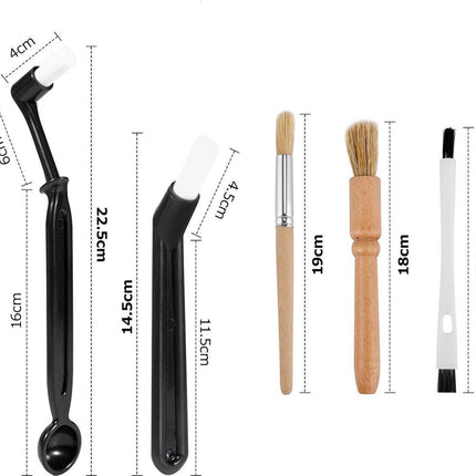 Coffee machine cleaning brush - 15 pieces - barista accessories - cleaning brush set - Cleaning brush for coffee machine - Cleaning brush for coffee spout and milk hose coffee machine - cleaning brush espresso machine.