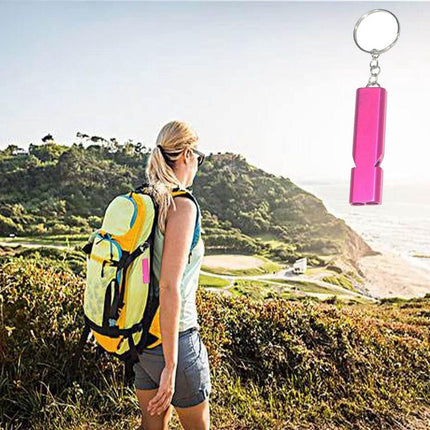 Emergency Whistle - 5 Pieces - Metal Whistle - Alarm Whistle - 120dB - Outdoor Equipment - Dog Whistle - Survival Whistle - Kids Rescue Signaling.